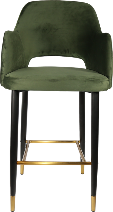 Durafurn Sorbet Stool with Black Metal 750h Legs