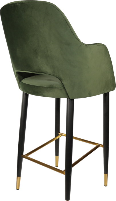 Durafurn Sorbet Stool with Black Metal 750h Legs