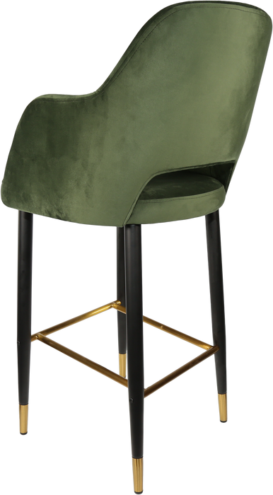 Durafurn Sorbet Stool with Black Metal 750h Legs