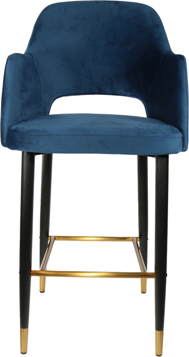 Durafurn Sorbet Stool with Black Metal 750h Legs