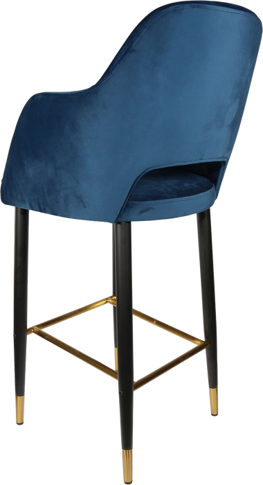 Durafurn Sorbet Stool with Black Metal 750h Legs