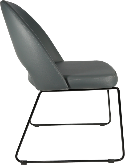 Durafurn Semifreddo Chair - Black Sled Base