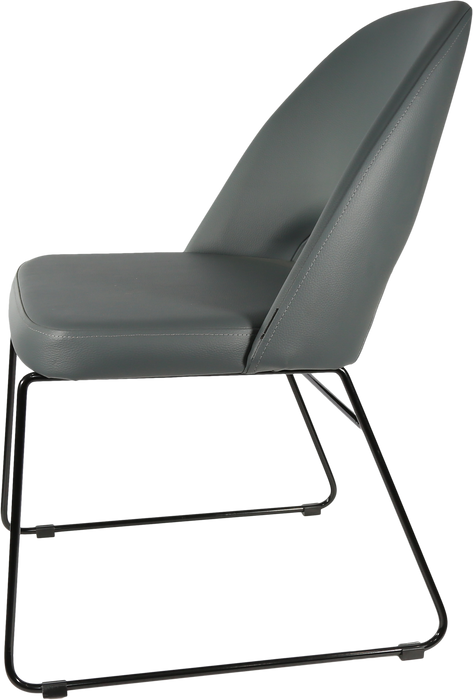 Durafurn Semifreddo Chair - Black Sled Base