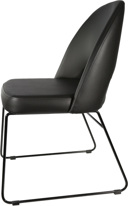 Durafurn Semifreddo Chair - Black Sled Base