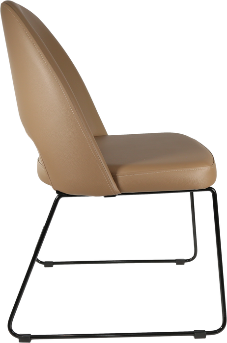 Durafurn Semifreddo Chair - Black Sled Base