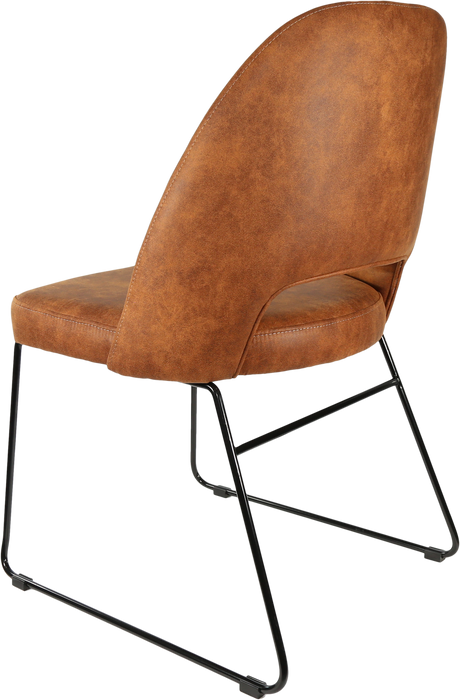 Durafurn Semifreddo Chair - Black Sled Base