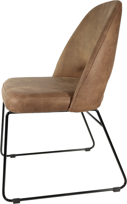 Durafurn Semifreddo Chair - Black Sled Base