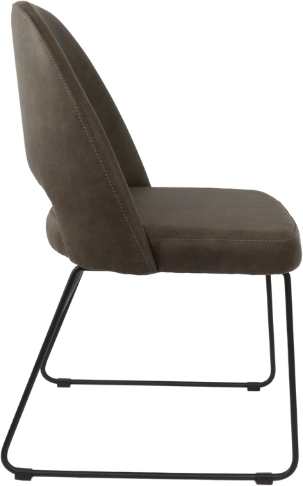 Durafurn Semifreddo Chair - Black Sled Base