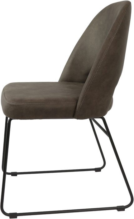 Durafurn Semifreddo Chair - Black Sled Base