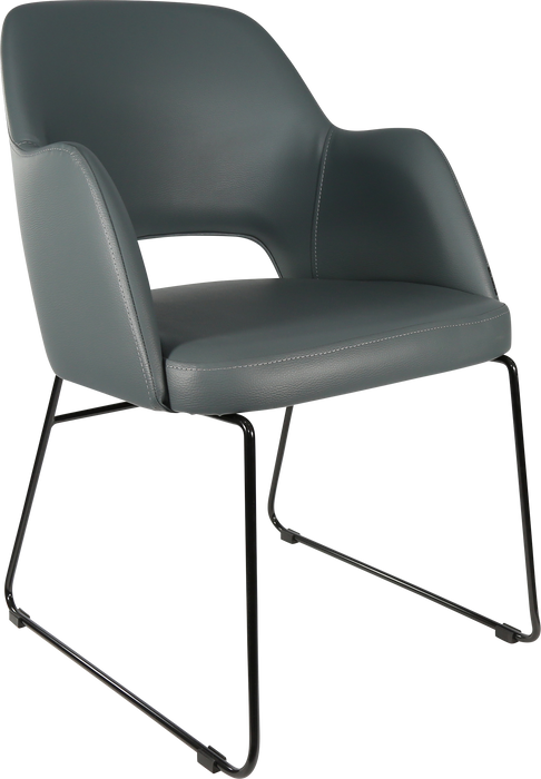 Durafurn Sorbet Chair with Black Sled Base