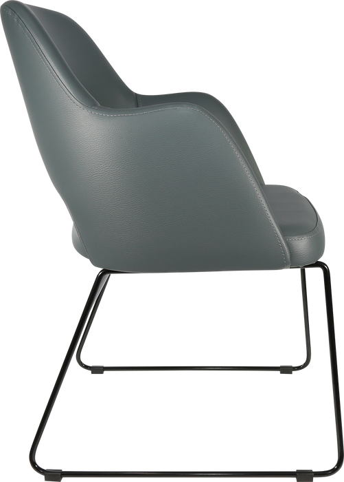 Durafurn Sorbet Chair with Black Sled Base