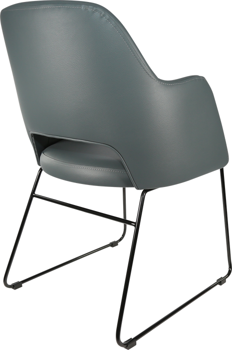 Durafurn Sorbet Chair with Black Sled Base