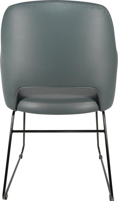 Durafurn Sorbet Chair with Black Sled Base