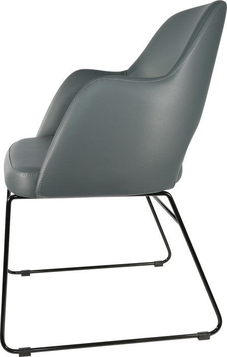 Durafurn Sorbet Chair with Black Sled Base