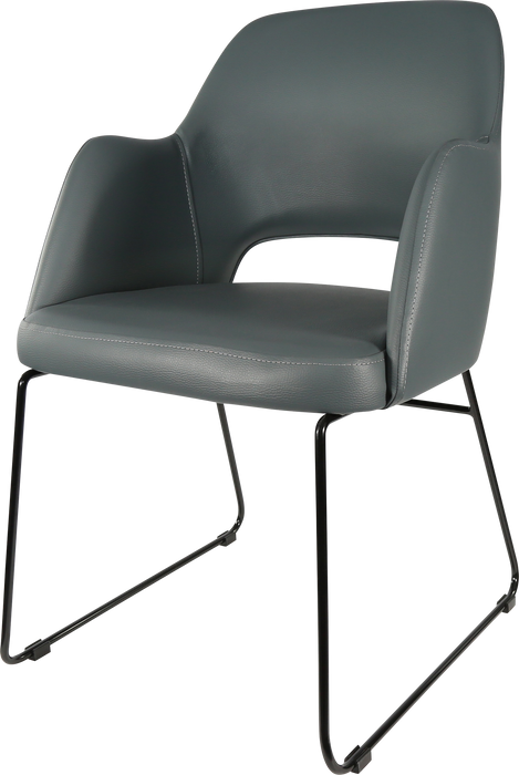 Durafurn Sorbet Chair with Black Sled Base