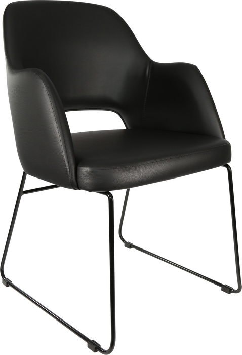 Durafurn Sorbet Chair with Black Sled Base