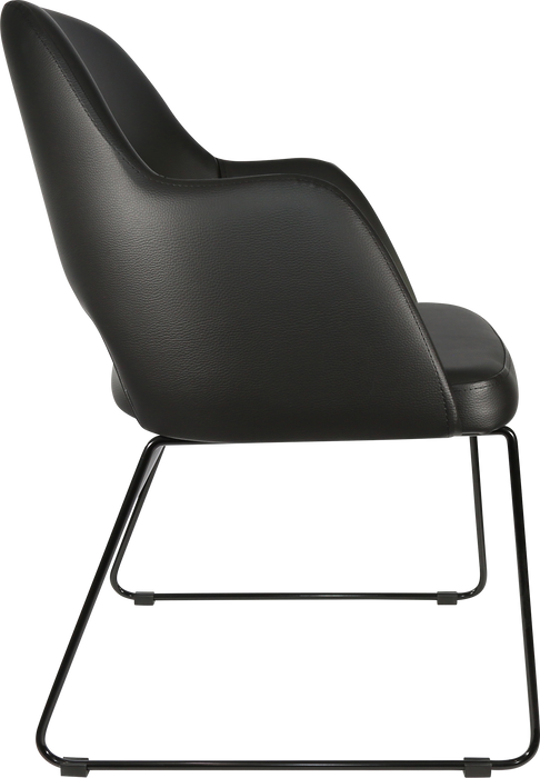 Durafurn Sorbet Chair with Black Sled Base