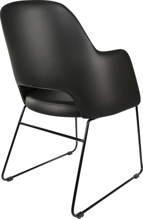 Durafurn Sorbet Chair with Black Sled Base