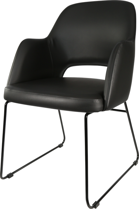 Durafurn Sorbet Chair with Black Sled Base