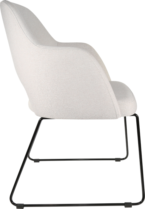 Durafurn Sorbet Chair with Black Sled Base