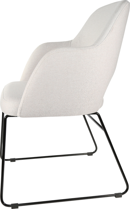 Durafurn Sorbet Chair with Black Sled Base