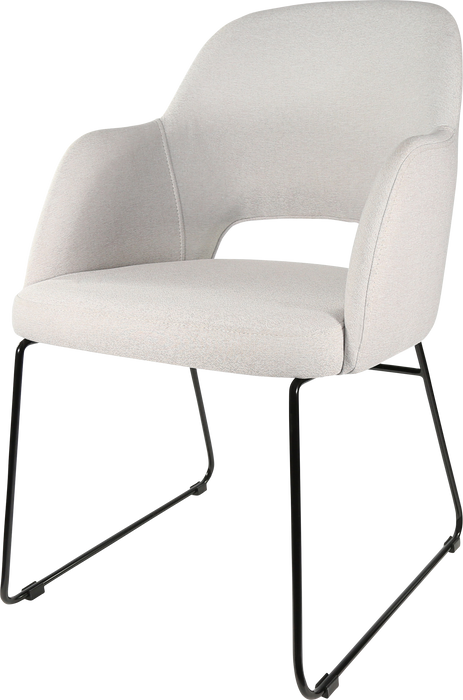 Durafurn Sorbet Chair with Black Sled Base