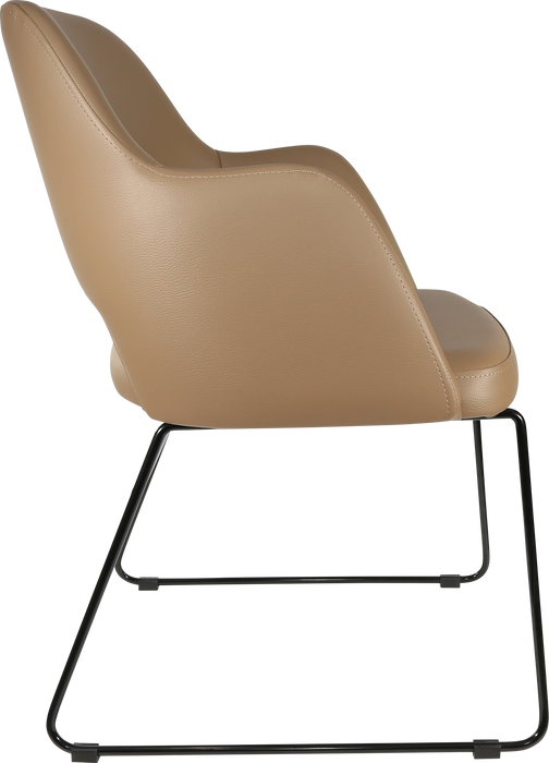 Durafurn Sorbet Chair with Black Sled Base