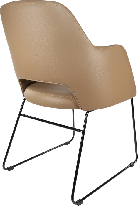 Durafurn Sorbet Chair with Black Sled Base