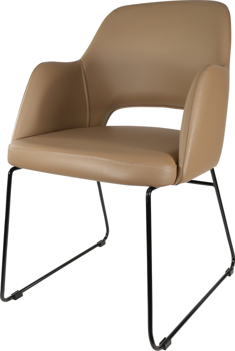 Durafurn Sorbet Chair with Black Sled Base