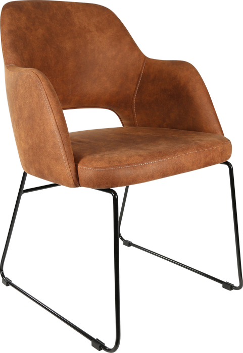 Durafurn Sorbet Chair with Black Sled Base