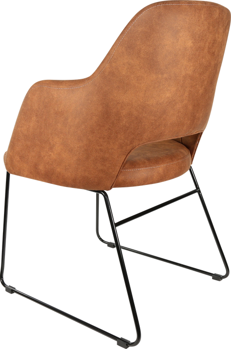 Durafurn Sorbet Chair with Black Sled Base