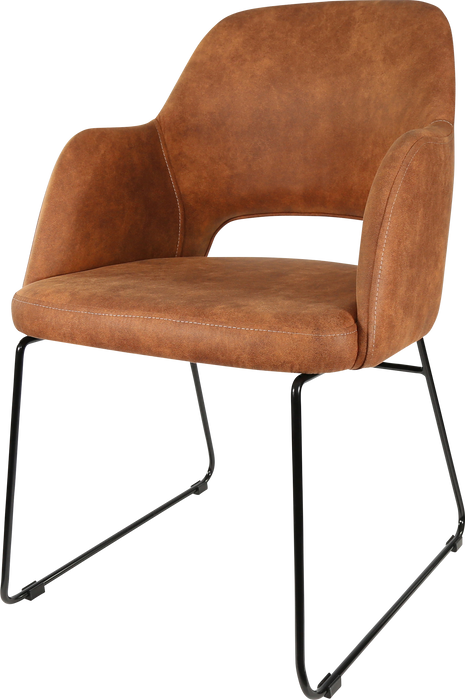 Durafurn Sorbet Chair with Black Sled Base