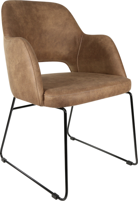 Durafurn Sorbet Chair with Black Sled Base