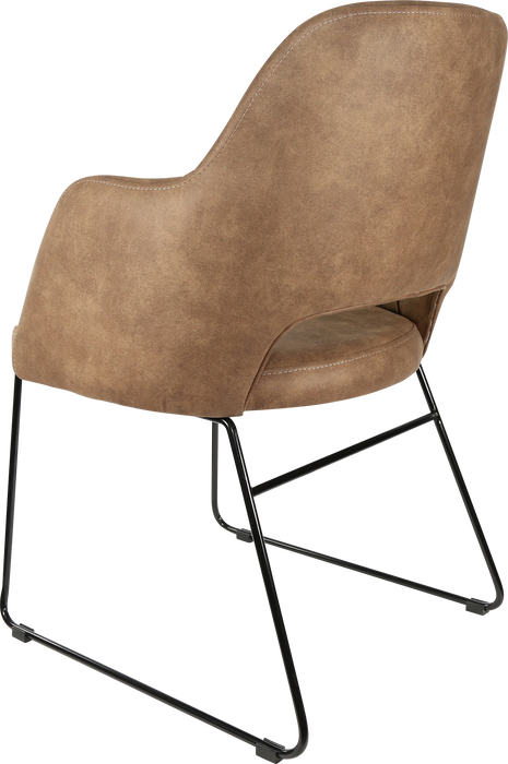 Durafurn Sorbet Chair with Black Sled Base