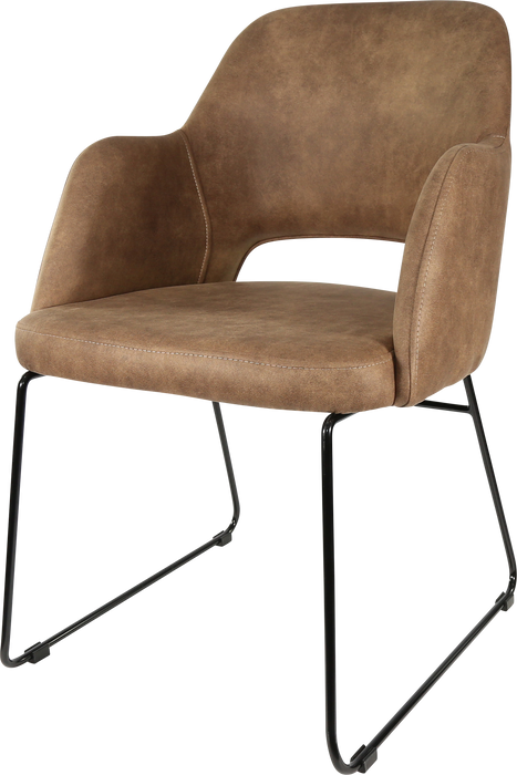 Durafurn Sorbet Chair with Black Sled Base