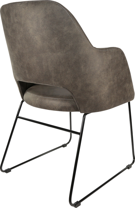 Durafurn Sorbet Chair with Black Sled Base