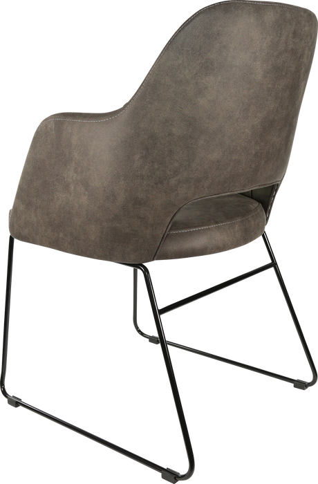 Durafurn Sorbet Chair with Black Sled Base