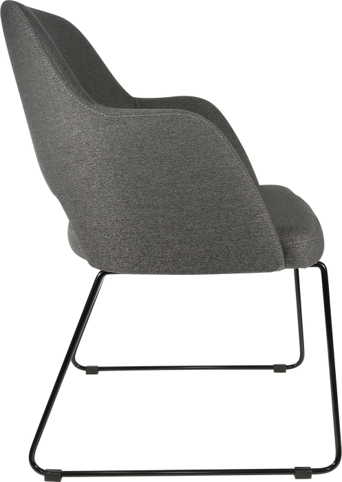 Durafurn Sorbet Chair with Black Sled Base