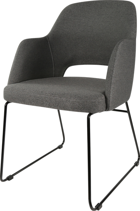 Durafurn Sorbet Chair with Black Sled Base