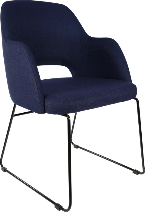 Durafurn Sorbet Chair with Black Sled Base