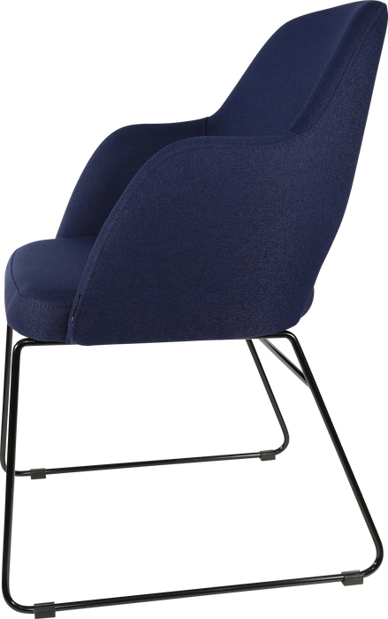 Durafurn Sorbet Chair with Black Sled Base