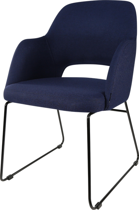 Durafurn Sorbet Chair with Black Sled Base