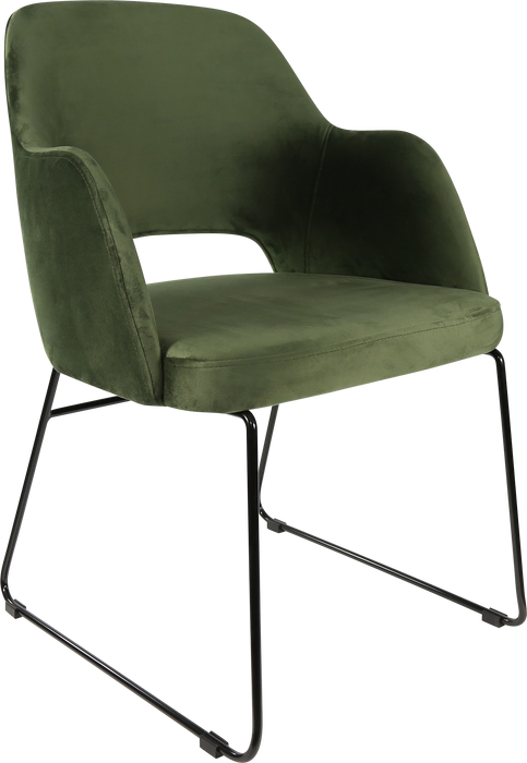 Durafurn Sorbet Chair with Black Sled Base