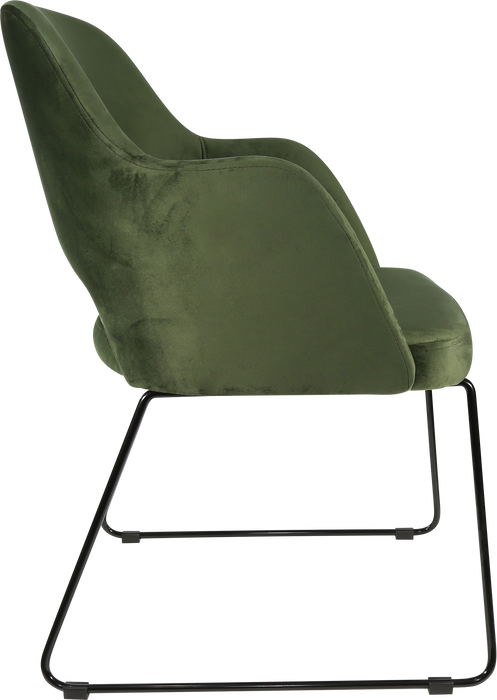 Durafurn Sorbet Chair with Black Sled Base