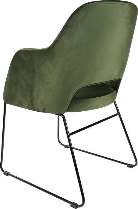 Durafurn Sorbet Chair with Black Sled Base