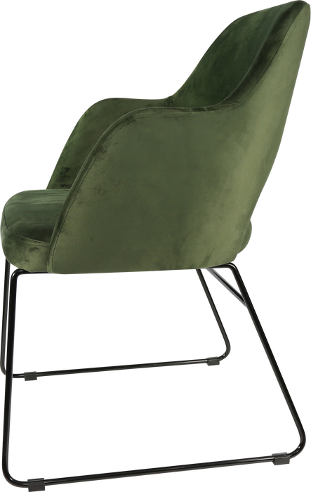 Durafurn Sorbet Chair with Black Sled Base