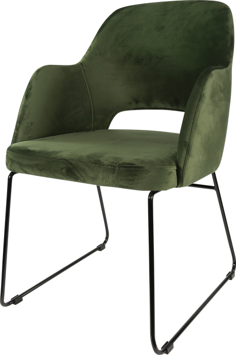 Durafurn Sorbet Chair with Black Sled Base