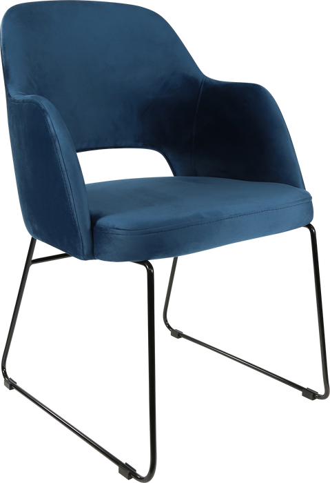 Durafurn Sorbet Chair with Black Sled Base