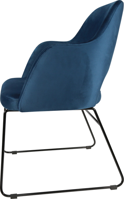 Durafurn Sorbet Chair with Black Sled Base