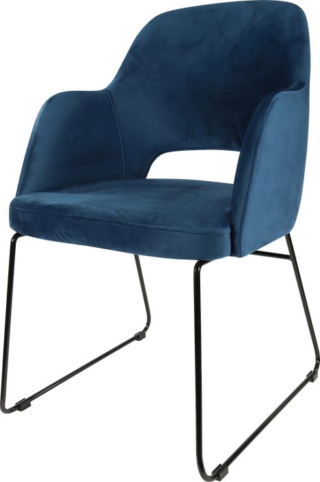 Durafurn Sorbet Chair with Black Sled Base